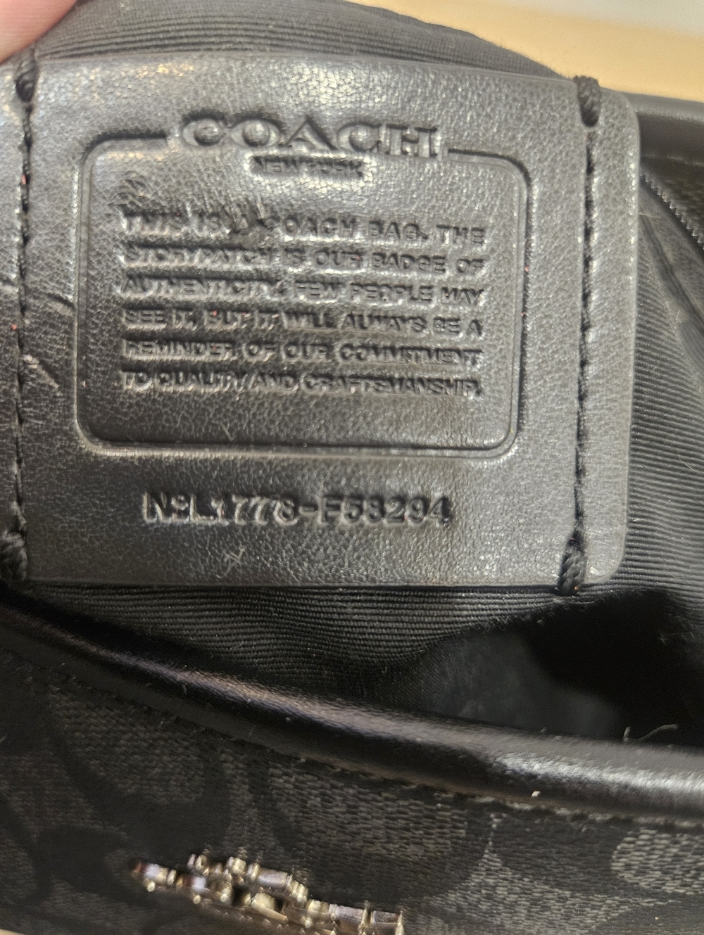 Coach Zip Top Tote - Picture 9 of 9